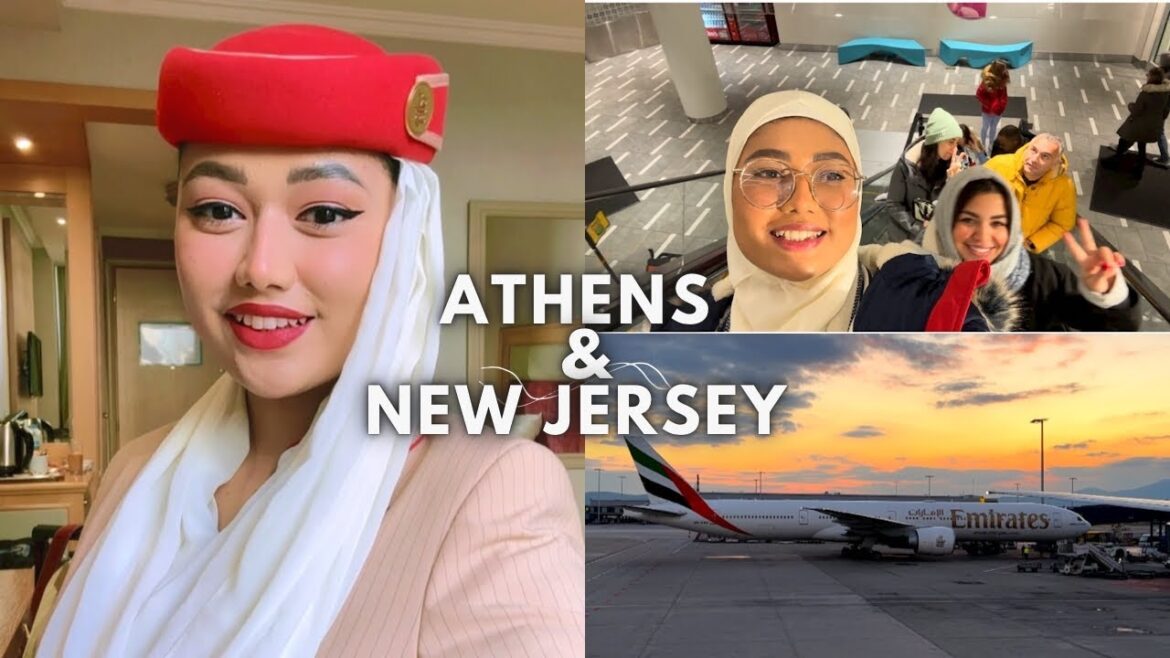 Emirates Cabin Crew in Athens: A Relaxing Layover