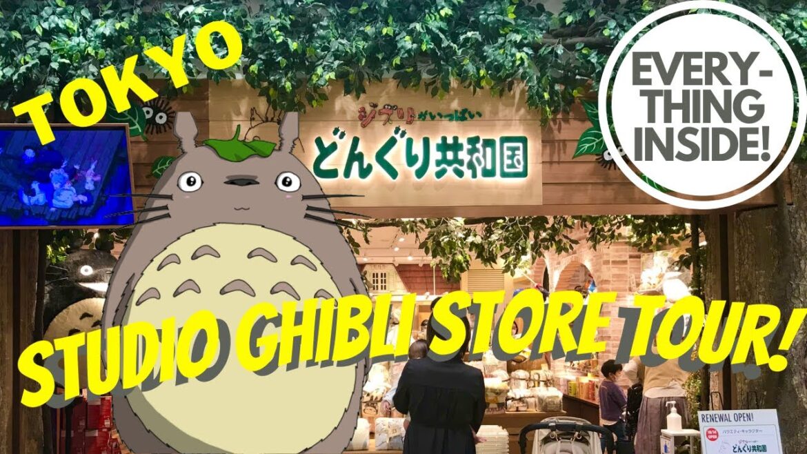 Studio Ghibli Tokyo Store Tour at Sunshine City - absolutely everything in store on Opening Day!