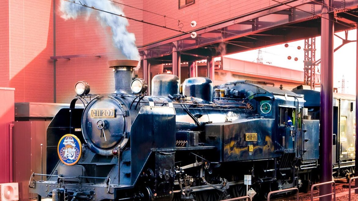 Riding Steam Train in Japan! "SL Taiju" (4K UHD) 🇯🇵 2023