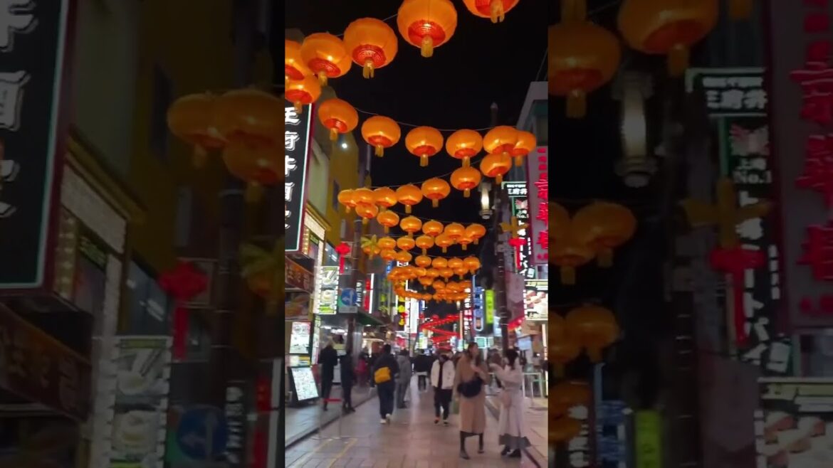 Spring Festival in Yokohama Chinatown #shorts Spring Festival in Yokohama Chinatown #shorts
