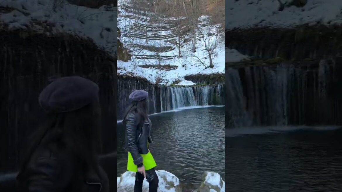 Shiraito falls | Nagano, Japan #shorts #ytshorts #travellife #travelaroundtheworld #travelwithme