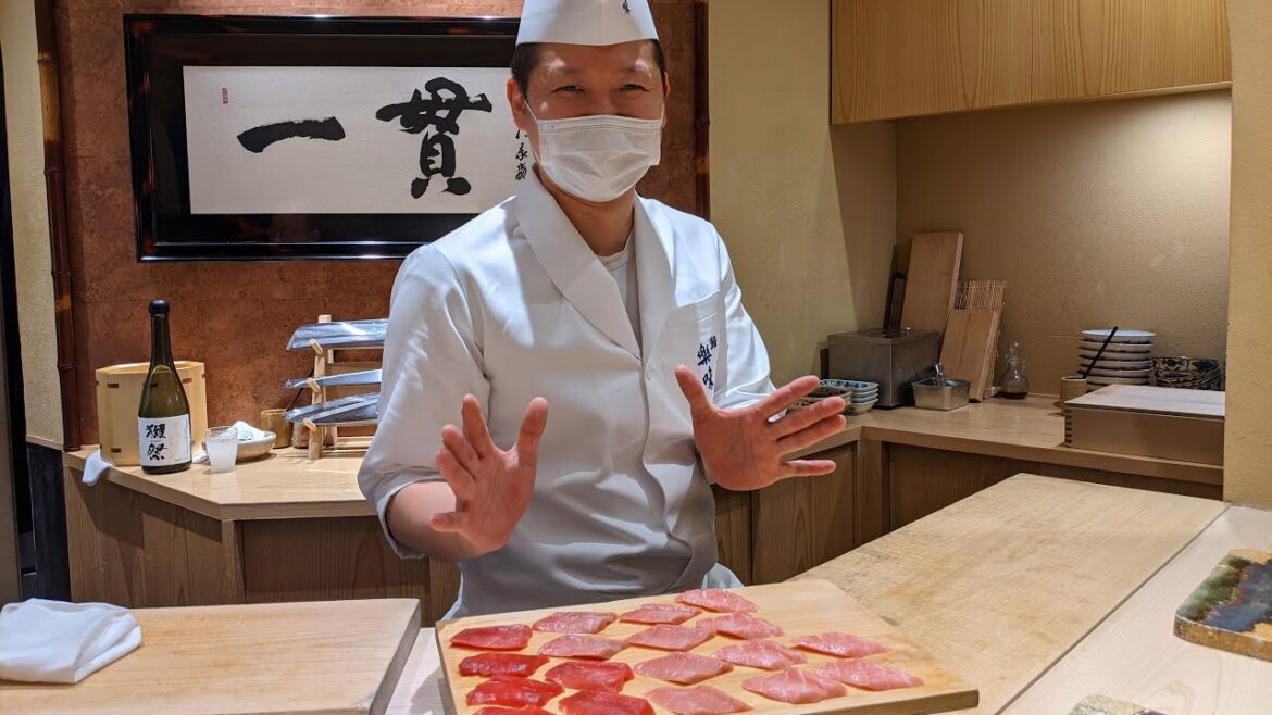 Kyoto (京都) - Dinner at Sushi Rakumi (鮨 楽味) 2021 Mar. 17