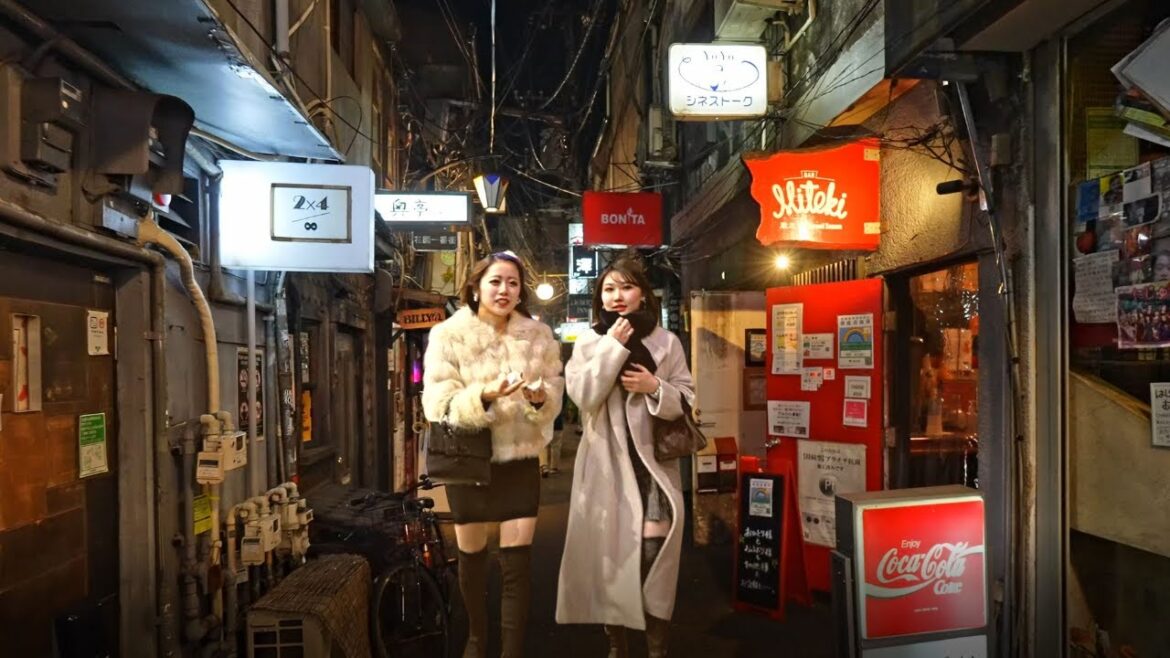 A late Night In Tokyo's Hidden bar-hopping Gem