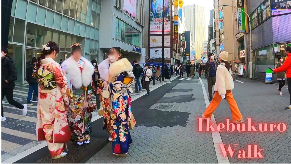 Ikebukuro Tokyo in Japan walking tour. 【4K】1.2023 Ikebukuro Tokyo in Japan walking tour. 【4K】1.2023