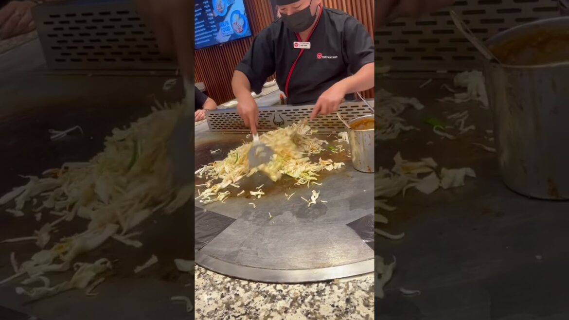 🇯🇵 Japanese Teppanyaki #streetfood #japanesefood #japan #food #asmrfood #foodie #shorts