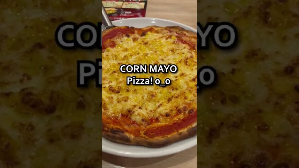 A ROBOT Gave Me CORN MAYO Pizza In JAPAN π²π #shorts A ROBOT Gave Me CORN MAYO Pizza In JAPAN π²π #shorts
