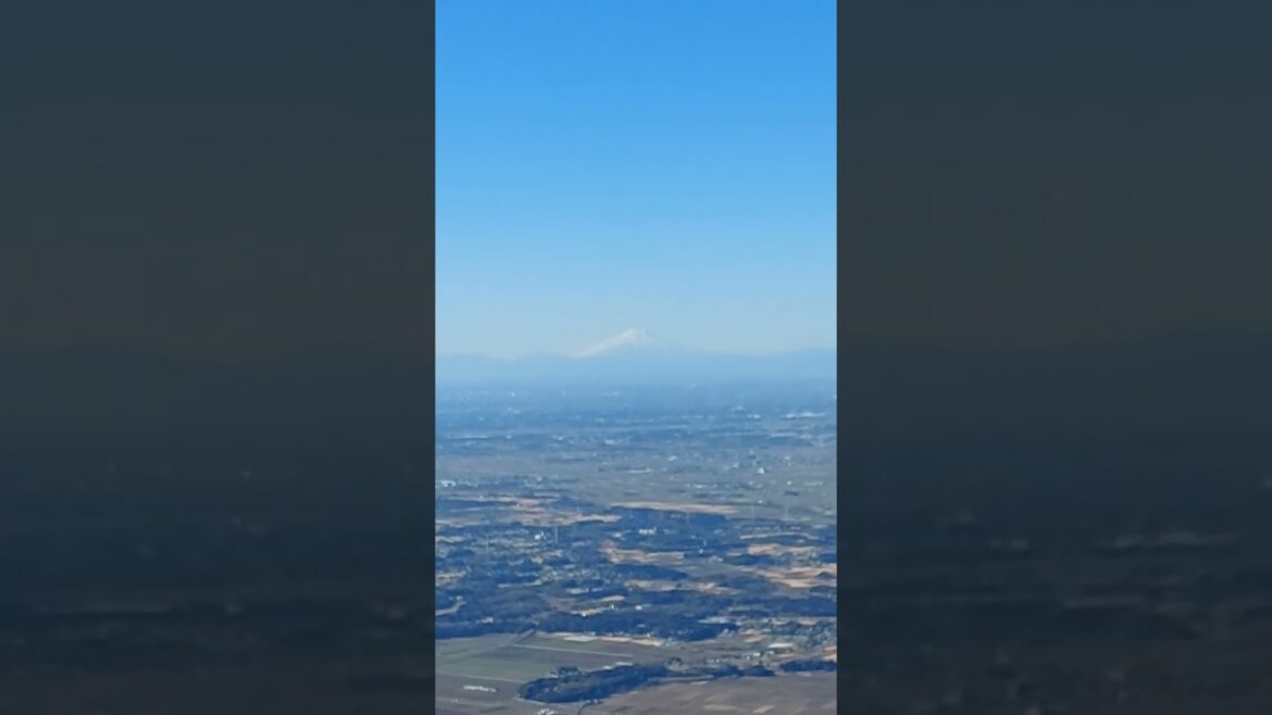 Mount Fuji is HUGE! A view from Tsukuba