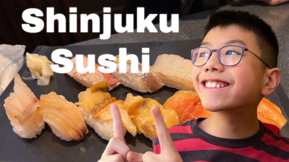 The Best Sushi In Shinjuku 2023! | Tokyo, Japan Episode 1