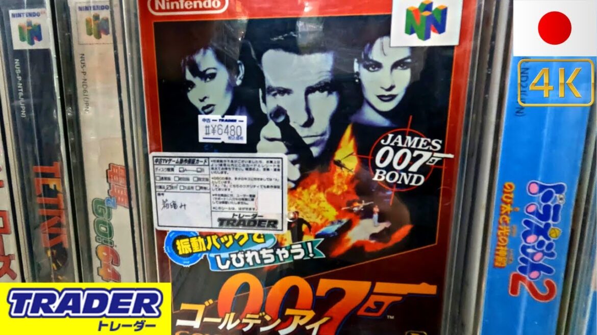 Retro game floor in TRADER Akihabara | 4k virtual tour/Video games/Shopping/Tokyo Japan/ASMR