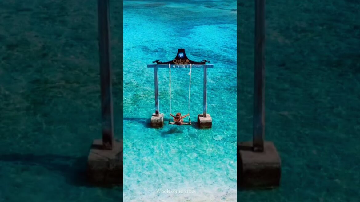 4 countries with insanely blue water 🌊#shorts