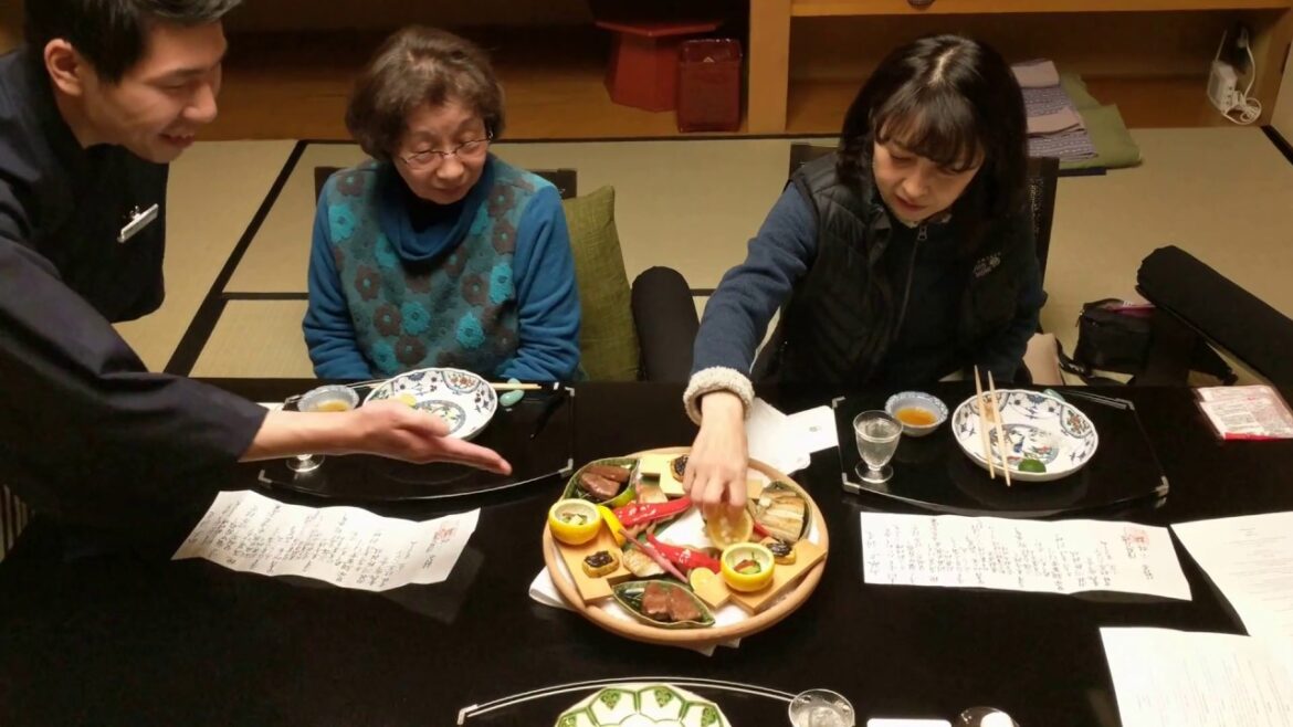 Hakone, Japan - Dinner at Gora Kadan 2017 Dec. 28