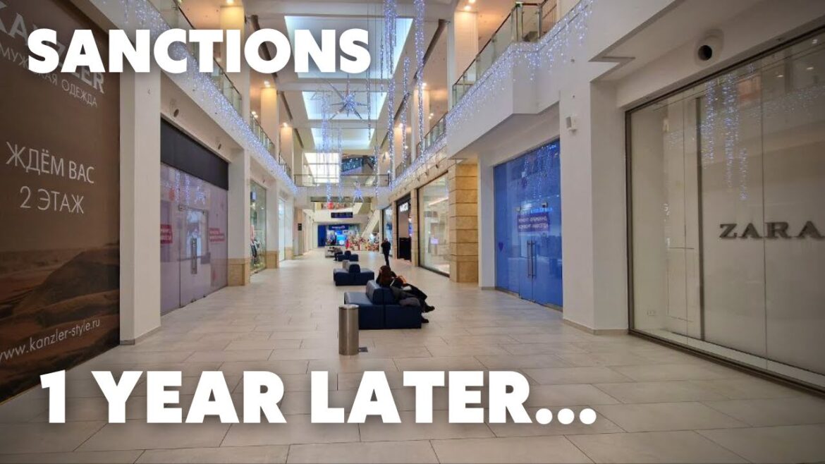 Moscow Typical Shopping Mall After 1 Year of Sanction Moscow Typical Shopping Mall After 1 Year of Sanction
