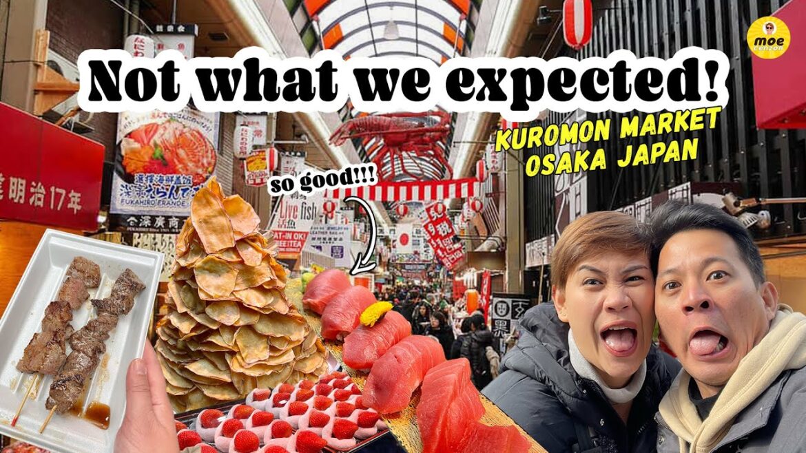 The BEST TUNA we've tasted is in Kuromon Market & finally tried FUKUBUKURO or New Year Lucky Bags!