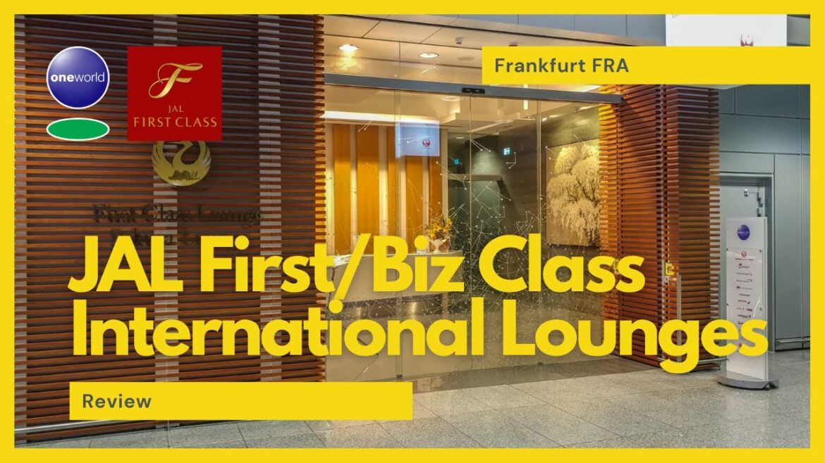 [LOUNGE] Frankfurt JAL First/Business Class Lounges