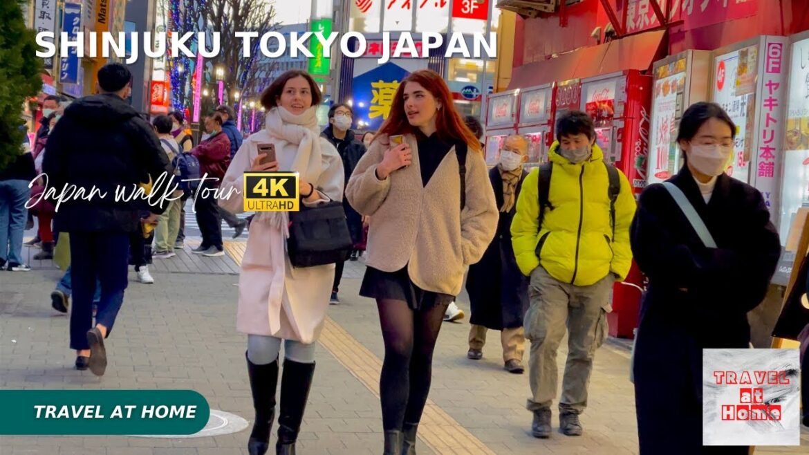 4k hdr japan walk | Walk in Shinjuku Tokyo Japan |  A shopping street full of people every day.