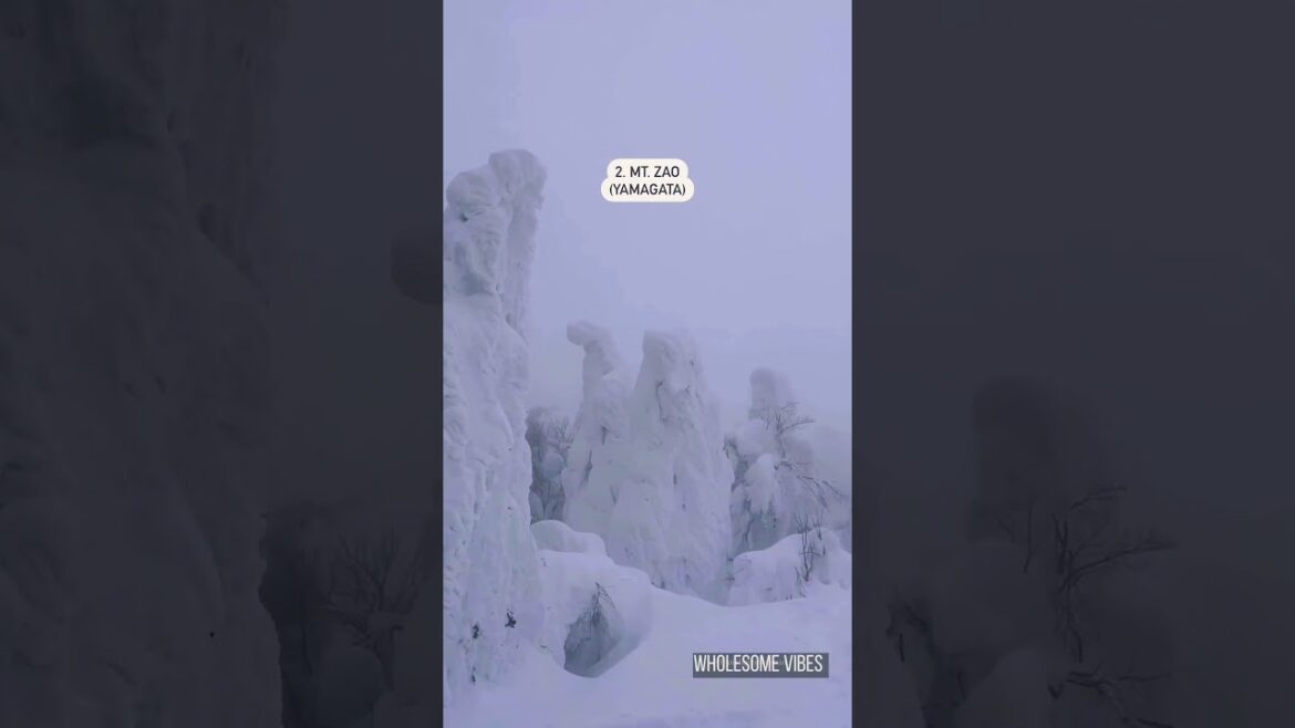 3 places to visit winter in Japan ❄️🇯🇵#shorts