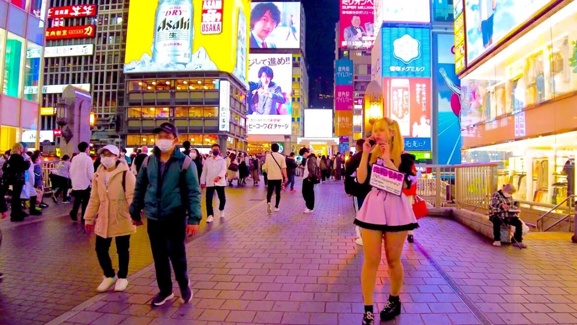 Osaka walk. Dotonbori at night is excellent βͺ π 4K ASMR non-stop 1 hour 27 minutes Osaka walk. Dotonbori at night is excellent βͺ π 4K ASMR non-stop 1 hour 27 minutes