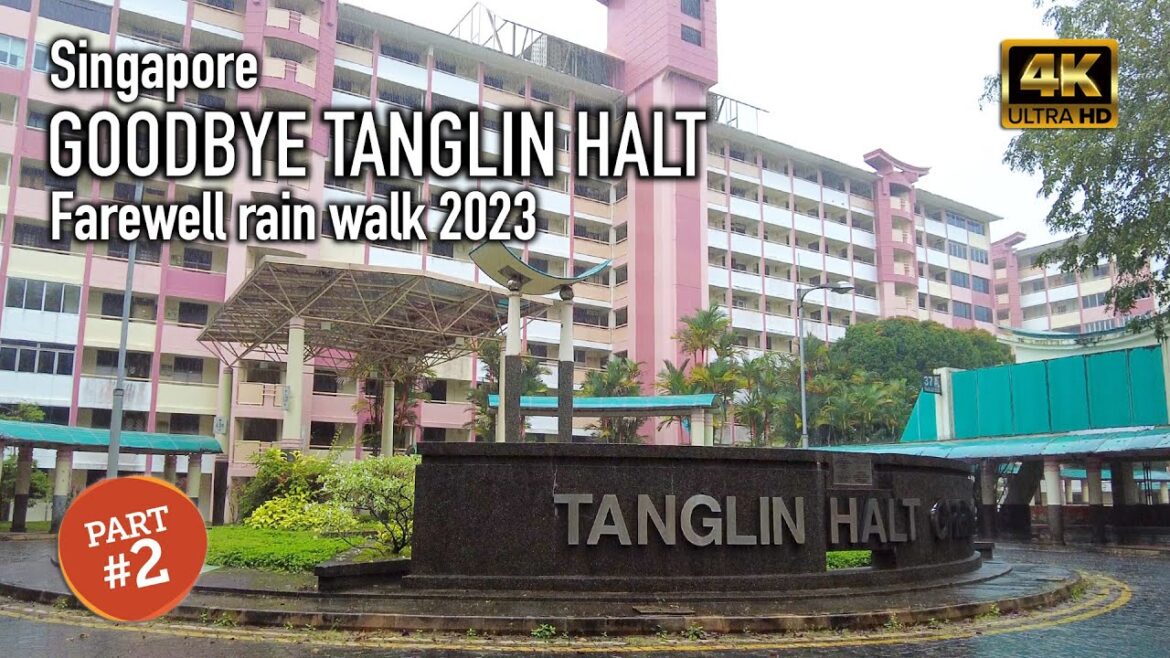 Singapore - Goodbye Tanglin Halt | Farewell rain walk 2023 (Part 2)