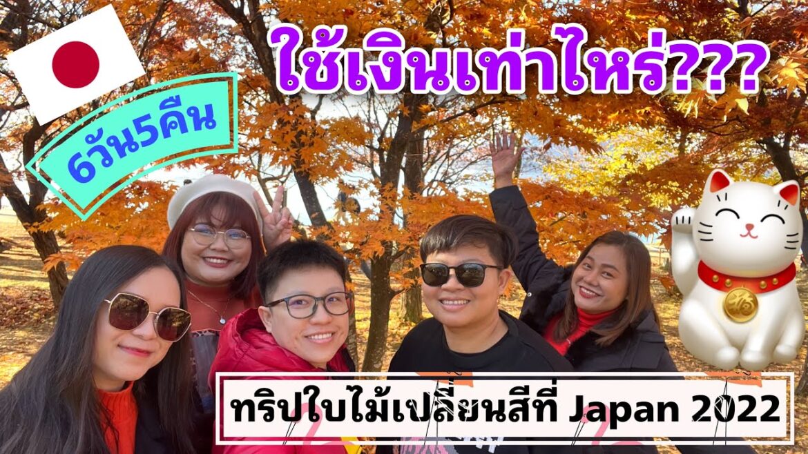 เที่ยวญี่ปุ่นช่วงใบไม้เปลี่ยนสี 6วัน5คืน ใช้เงินเท่าไหร่??? #เที่ยวญี่ปุ่น #japan #autumninjapan