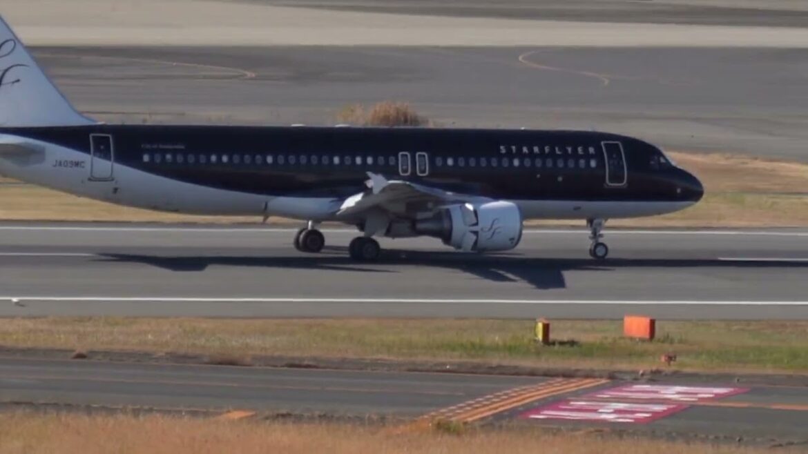 Star Flyer A320 Landing in Tokyo