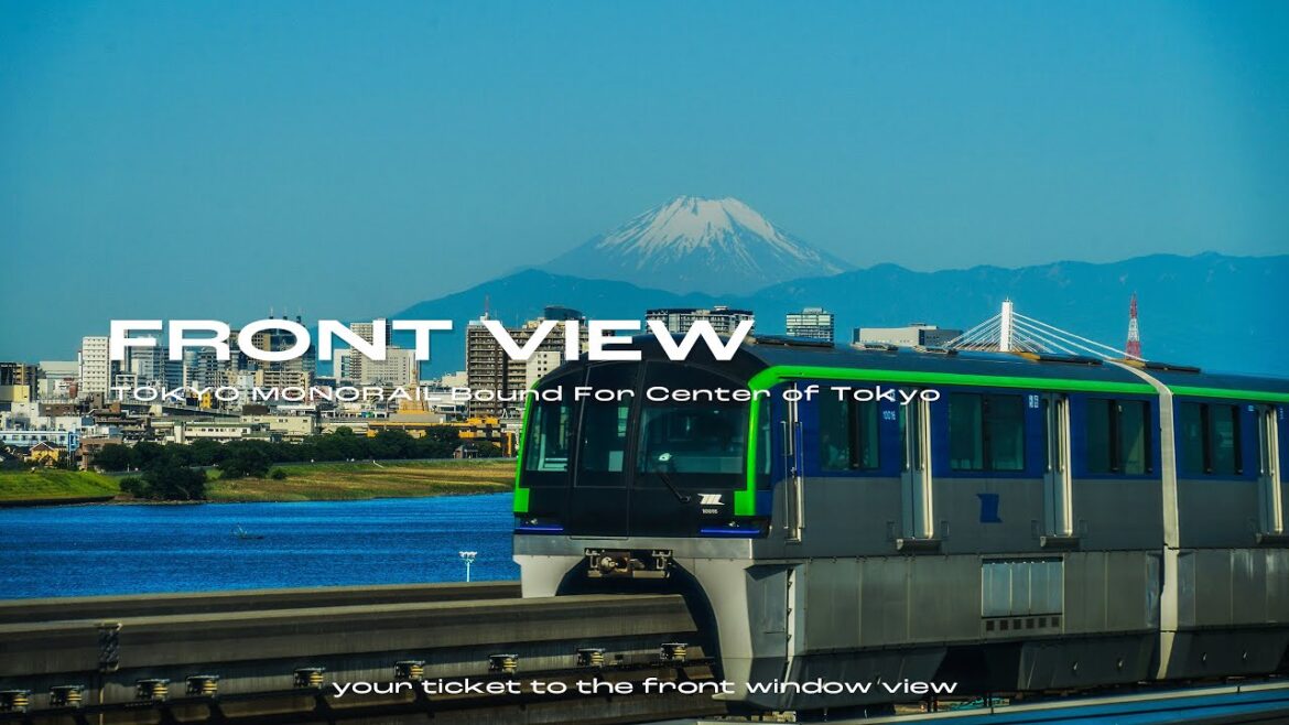 Best way to get central of Tokyo | Tokyo Monorail | Side Window View