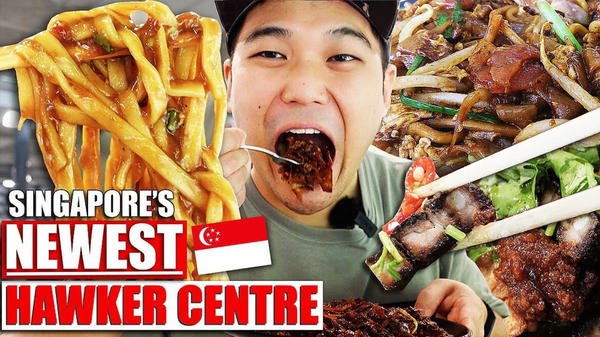 Inside Singapore's NEWEST Hawker Centre