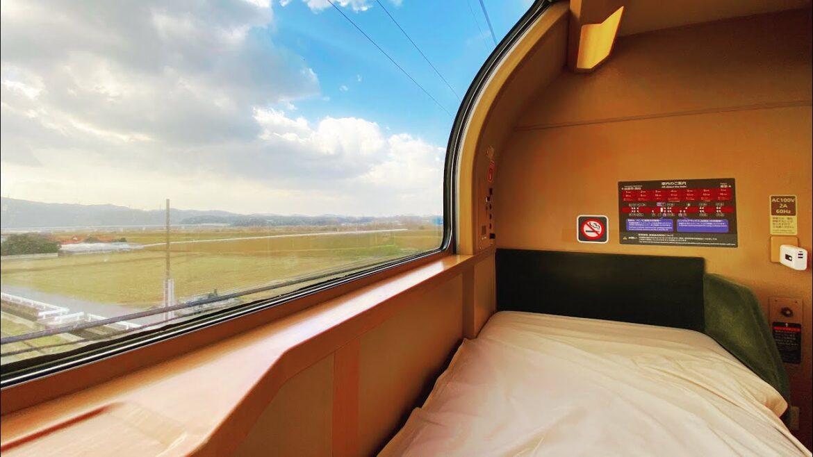 Japan's Only Double-Decker Sleeper Train😴🚆12hour Trip from Tokyo⛩