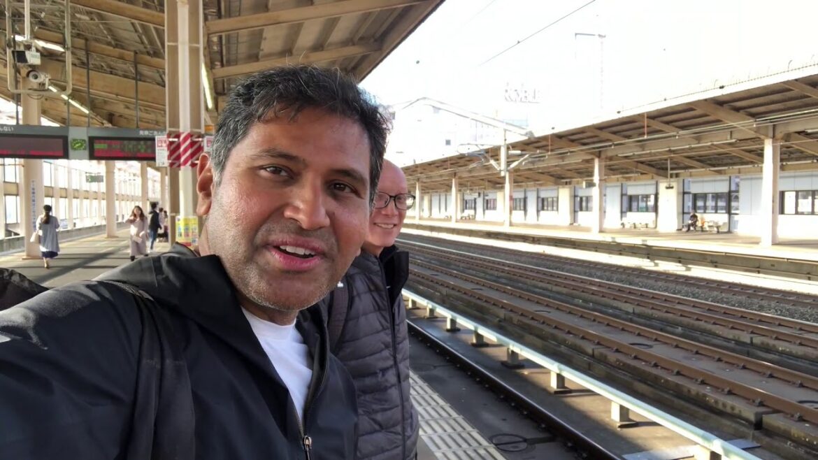 Shinkansen Hayabusa passing 320KMH Omiya Station