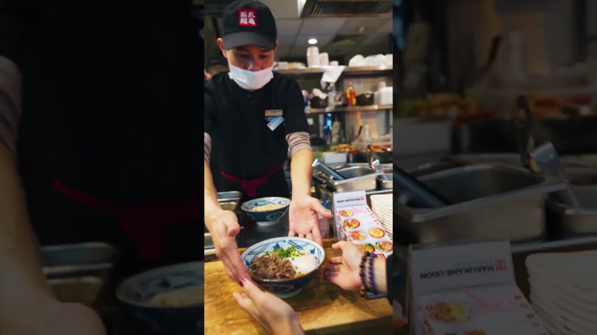 Marugame Udon | Japanese Food | Vietnam🇻🇳 | Hanoi | 丸亀製麺 #shorts