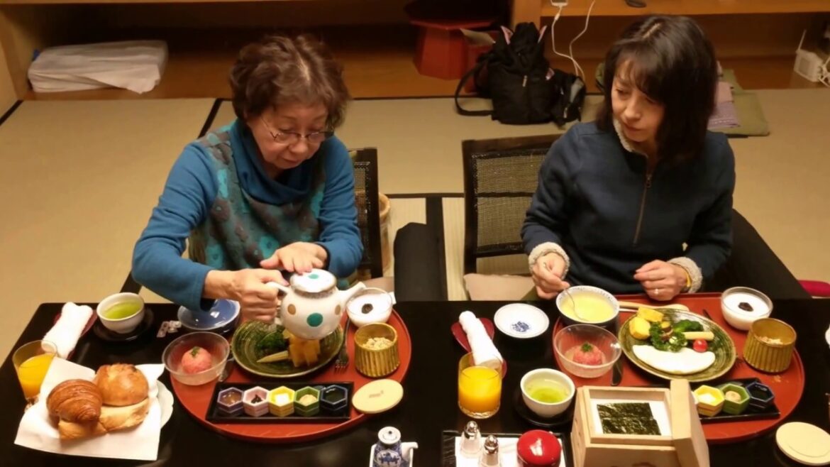 Hakone, Japan - Breakfast at Gora Kadan 2017 Dec. 28