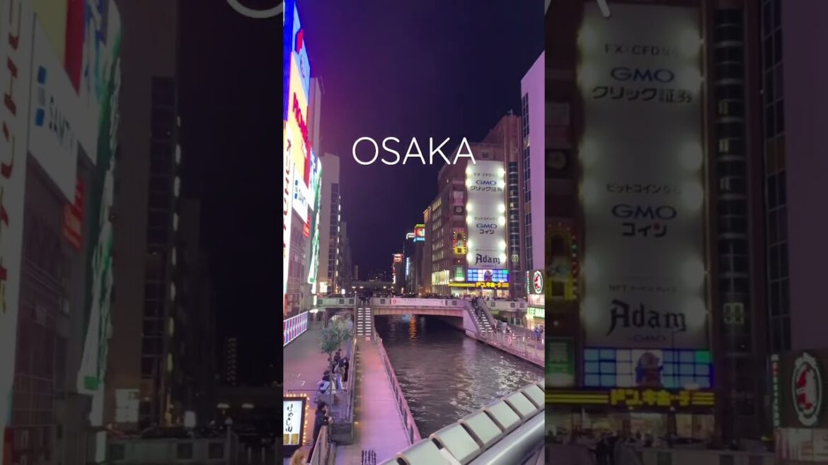 Osaka street at night 🇯🇵 #osaka #travel #japan #japantravel #osakacity #namba #osakajapan