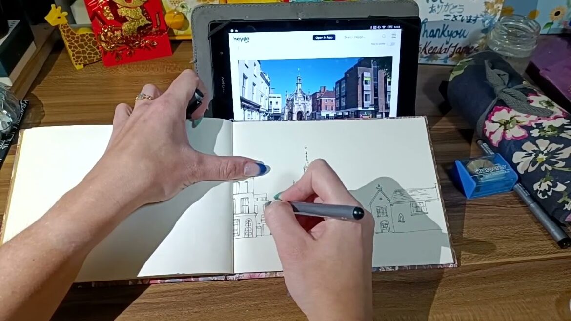 Travel Journalling from Heygo Tours - Mixed Media Art as Seen on Heygo - UNCUT