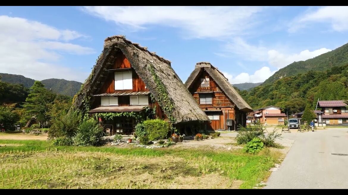 Tour Shirakawa-go, the most beautiful village in Japan, in 3 minutes.In the beautiful video! Tour Shirakawa-go, the most beautiful village in Japan, in 3 minutes.In the beautiful video!