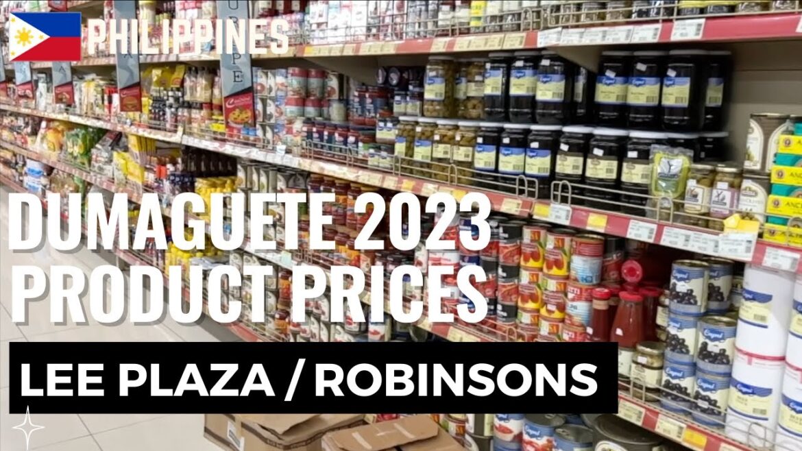Philippines Dumaguete Supermarket Product Prices🇵🇭Lee Super Plaza & Robinsons Walking Tour [4K]