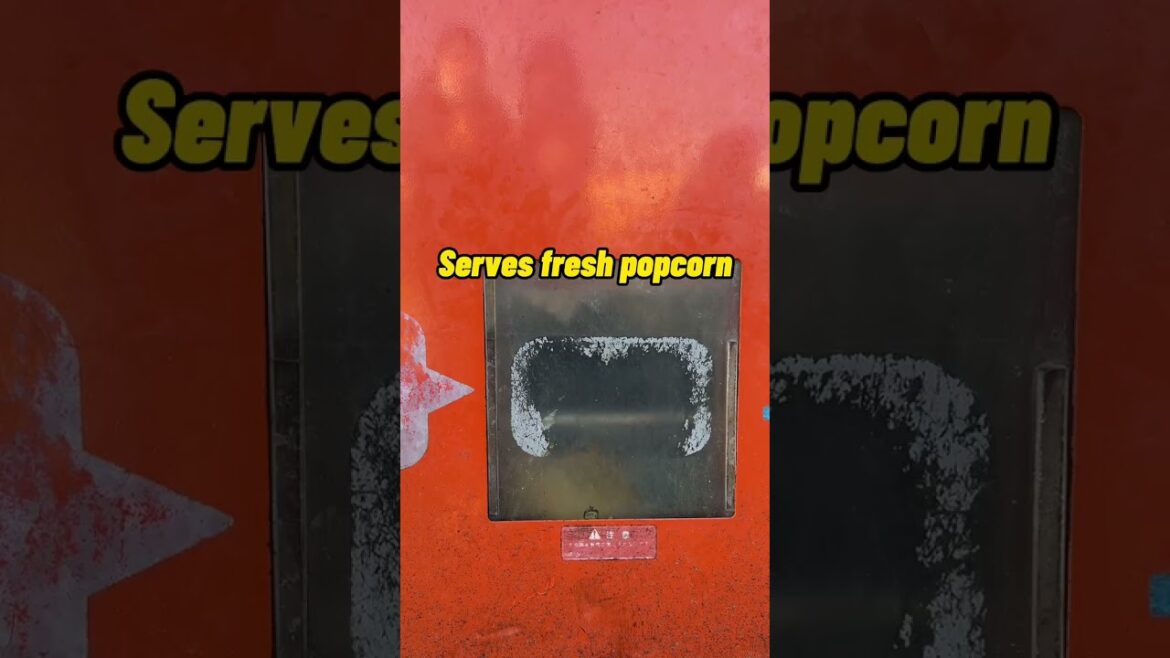 Fresh Popcorn Vending Machine in Japan #shorts #japan #popcorn