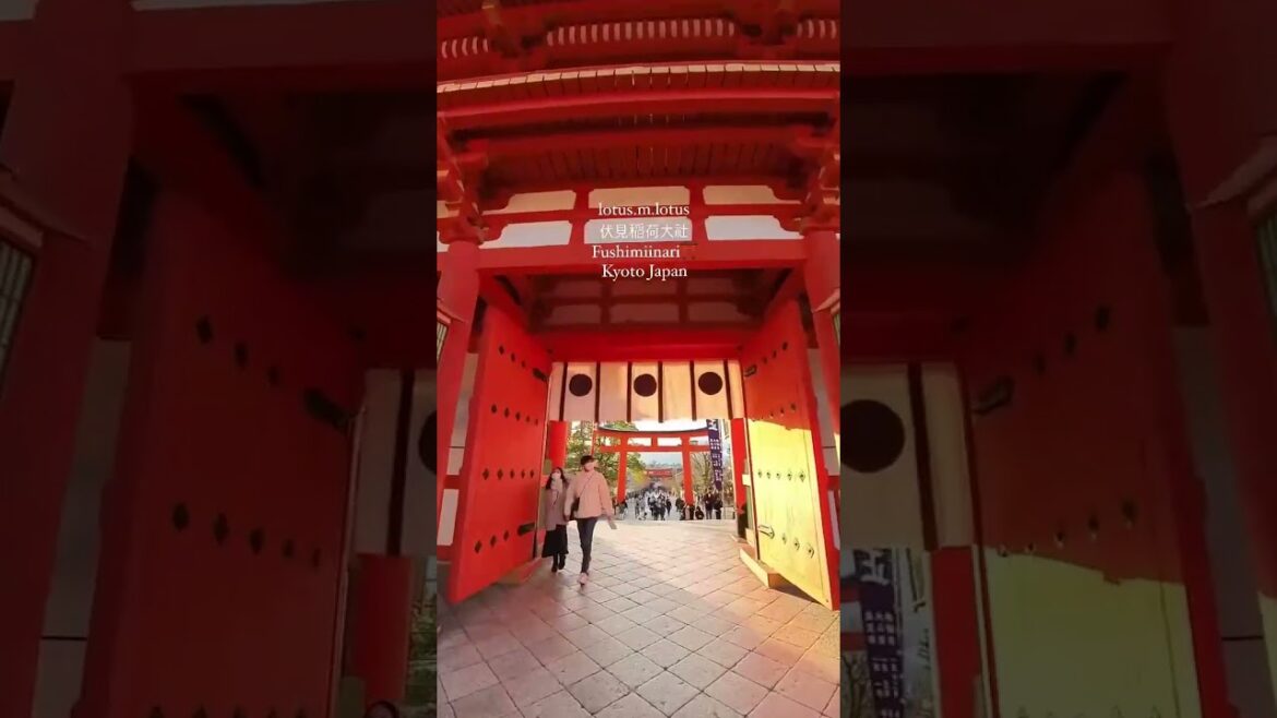The Beautiful Fushimi Inari taisha in Kyoto Japan