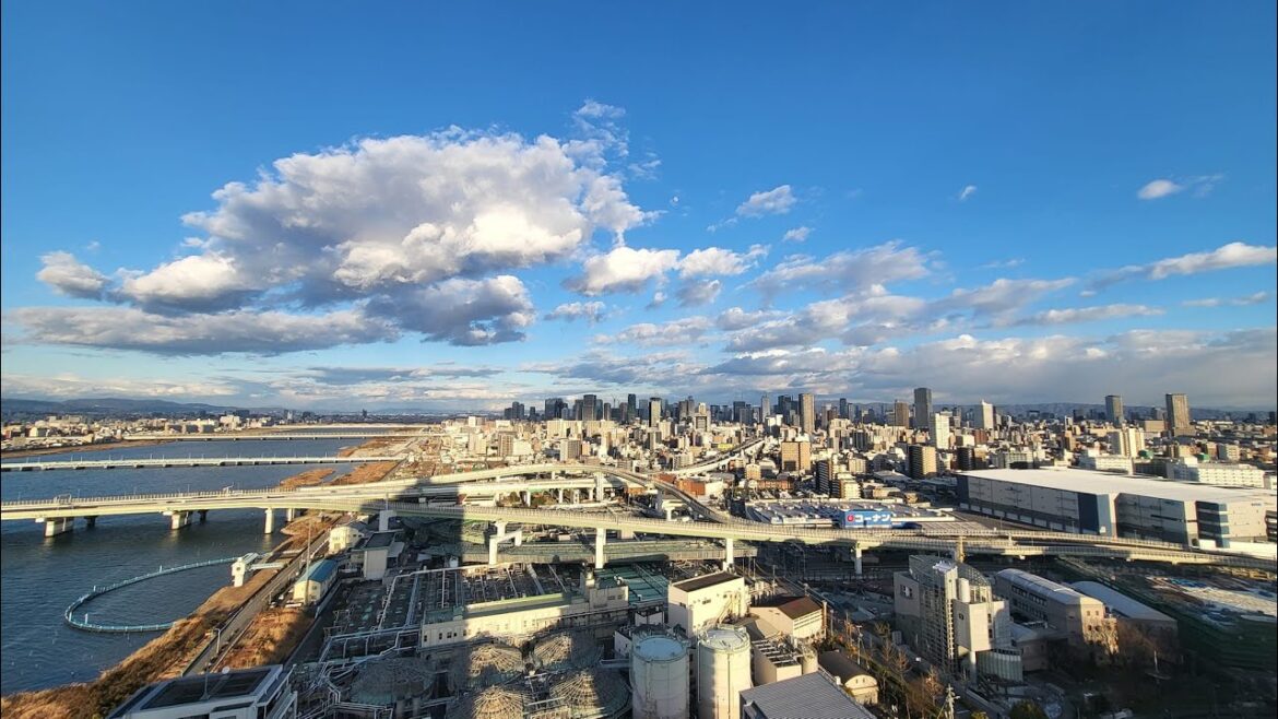 【 LIVE1440p   】大阪の景色  天気　晴れ　2023/2/3　 ライブカメラ配信 ＠osaka japan　#キタ　#空中庭園　#大阪のビル群　#寒波