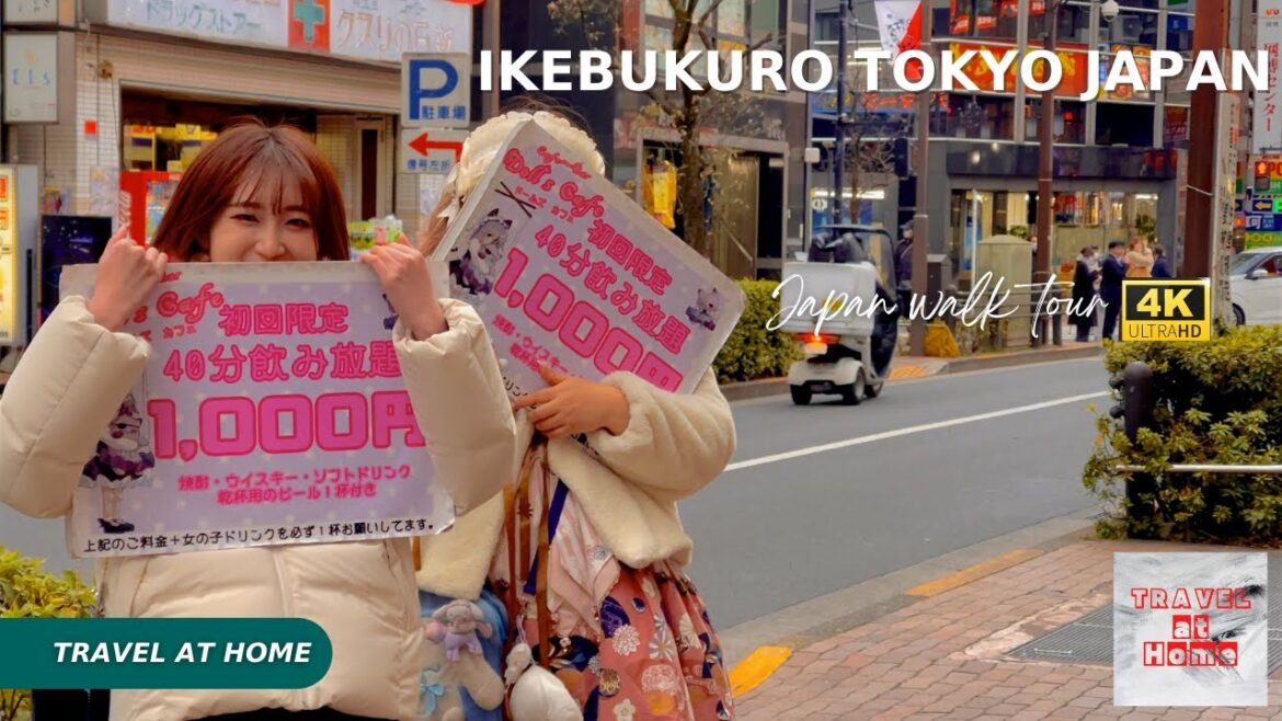 4k hdr japan walk | Walk in Ikebukuro Tokyo japan | place for anime cosplay fans Japan Travel Guide