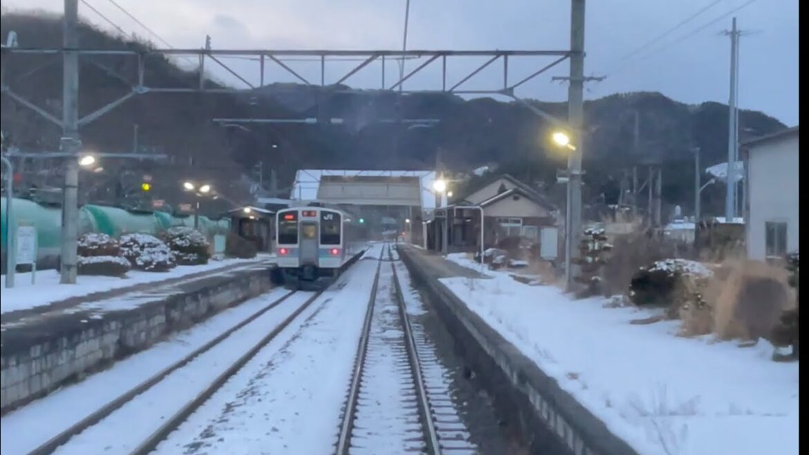 Matsumoto Station to Nagano Sation Shinonoi Line Local