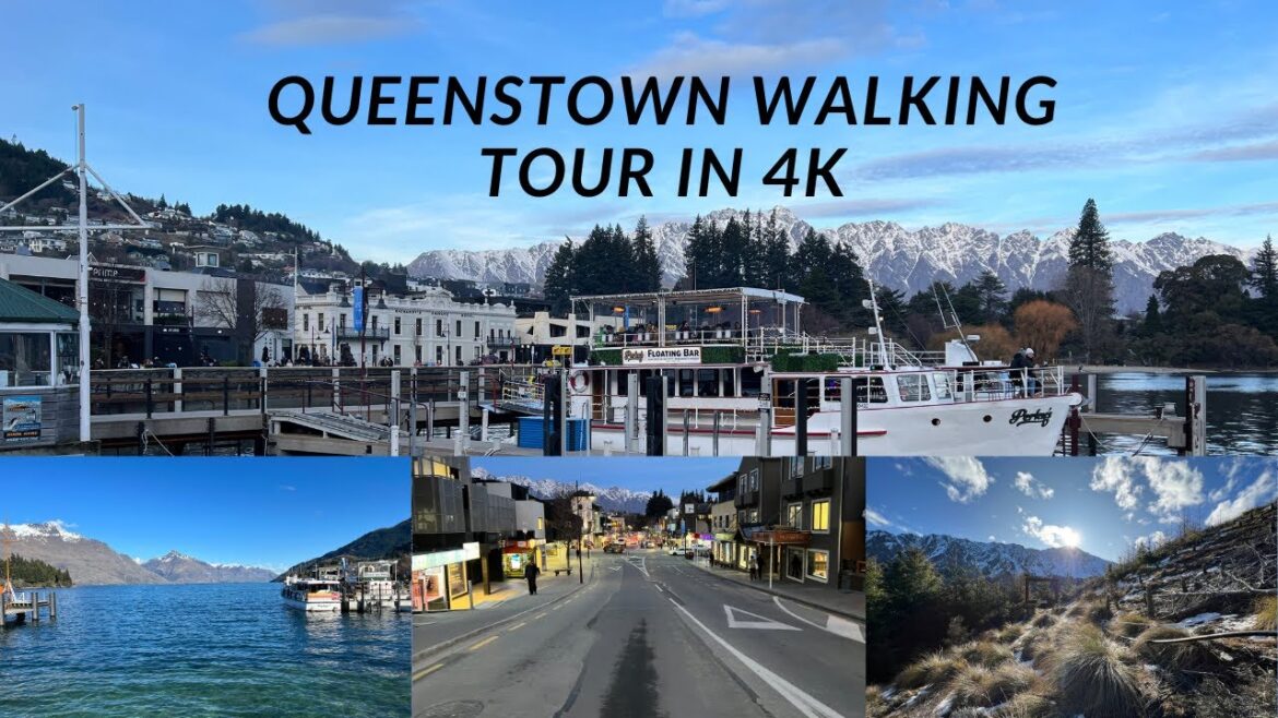 Walking tour of Queenstown 4K