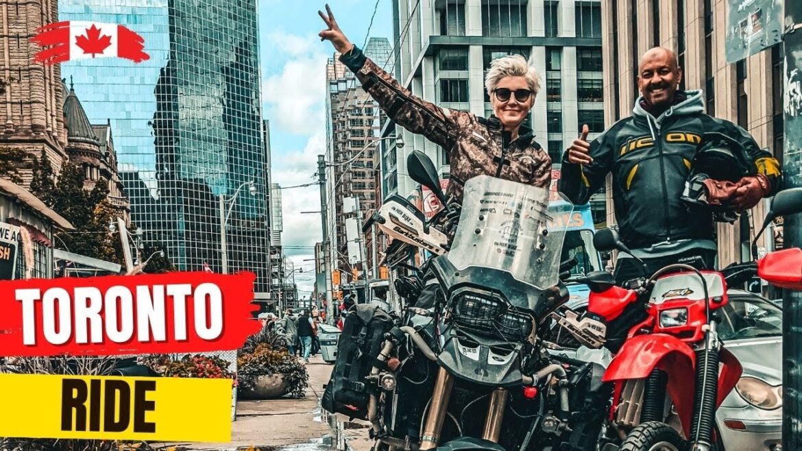 Toronto, Canada | Downtown on a Motorcycle -EP. 188 Toronto, Canada | Downtown on a Motorcycle -EP. 188