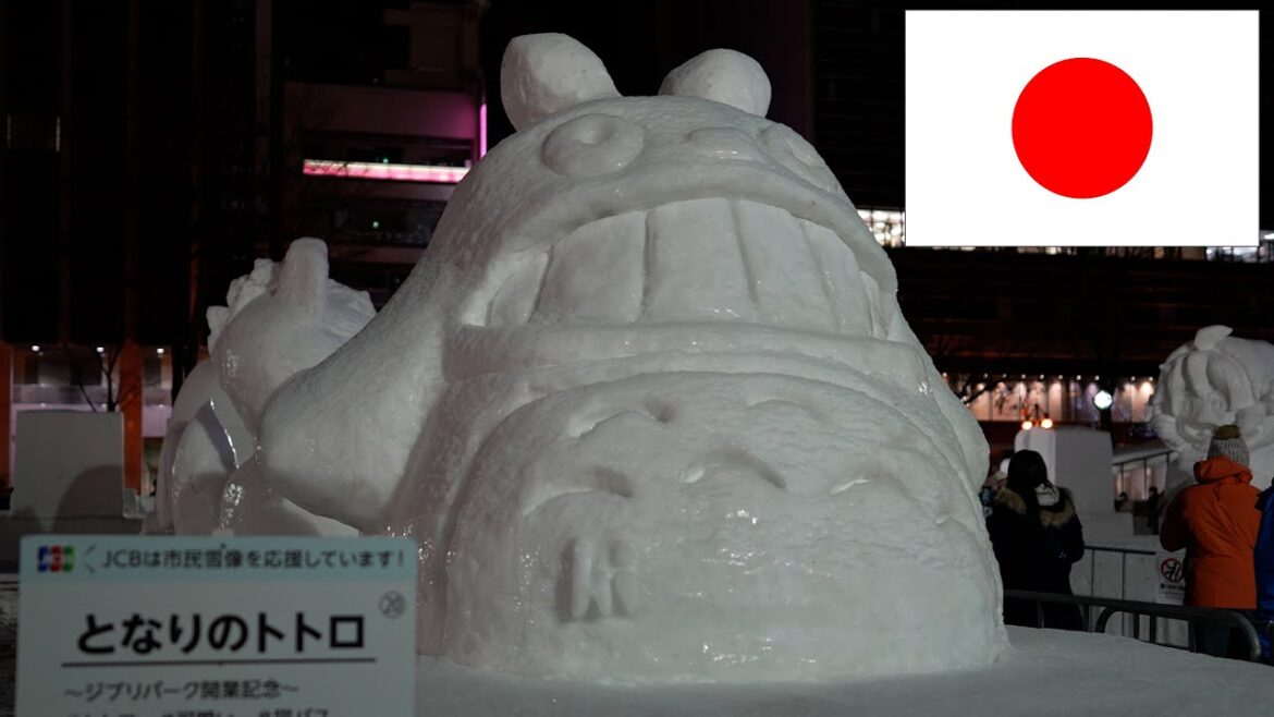 SAPPORO SNOW FESTIVAL 2023 Night Version1｜Sapporo Hokkaido Japan