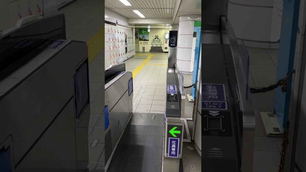 Experimenting with Osaka Metro's "Face Recognition Ticket Gate"! !  | osaka-guide