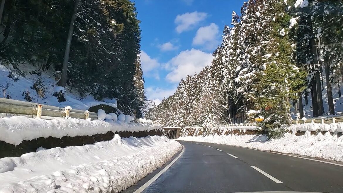 Driving in Japan's countryside: Winter ride | Ohara - Otsu - Yamashina - Kyoto | HD