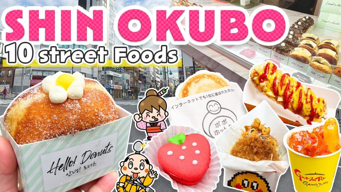 Shin Okubo Tokyo Street Food Tour / Korea Town in Shinjuku / Japan Travel Guide