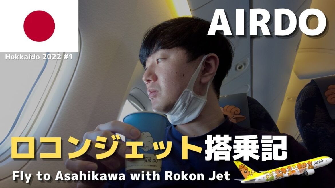 AIRDO（エアドゥ）の特別塗装機「ロコンジェット北海道」にまぐれで搭乗✈️【羽田→旭川】北海道2022 #1