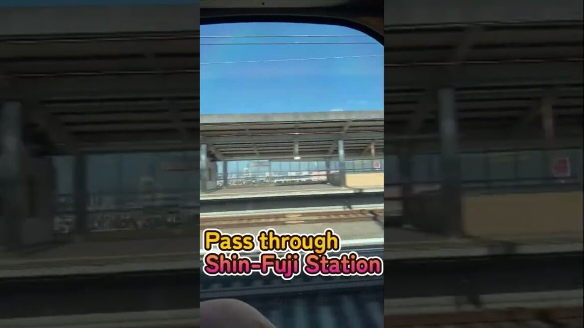 Mt.Fuji nice view area from Shinkansen.【Well come Japan】 新幹線から見える富士山エリア。#新幹線 #富士山 #shinkansen #japan