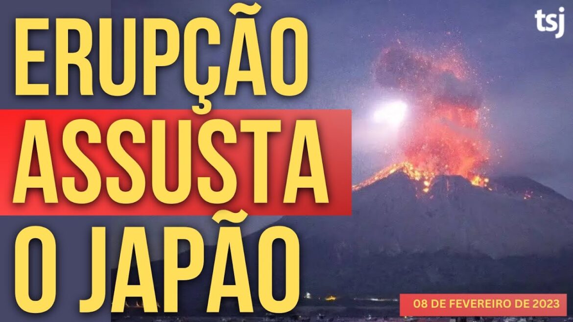 ERUPÇÃO ASSUSTA O JAPÃO – 8/FEVEREIRO ERUPÇÃO ASSUSTA O JAPÃO - 8/FEVEREIRO