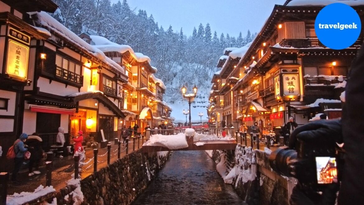 Visiting Japan's Secret Winter Village like Spirited Away | Ginzan Onsen Visiting Japan's Secret Winter Village like Spirited Away | Ginzan Onsen