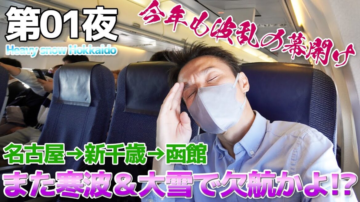 【北海道:1】Winter,ageinの世界を見に函館に行こうと思ったら今年も寒波襲来でエラい目に遭った・ANA国内線 737-800普通席 / 名古屋→新千歳→函館 【北海道:1】Winter,ageinの世界を見に函館に行こうと思ったら今年も寒波襲来でエラい目に遭った・ANA国内線 737-800普通席 / 名古屋→新千歳→函館